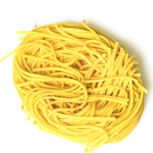 SPAGHETTI ALLA CHITARRA SCORFANO, RUCOLA E PACHINO